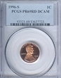 1996-S 1C PR69DCAM