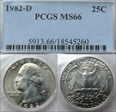 1982-D 25C MS66