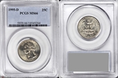 1995-D 25C MS66
