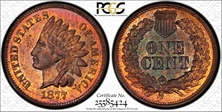1877 1C MS65RB