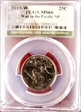 2019-W 25C War in the Pacific NP MS66