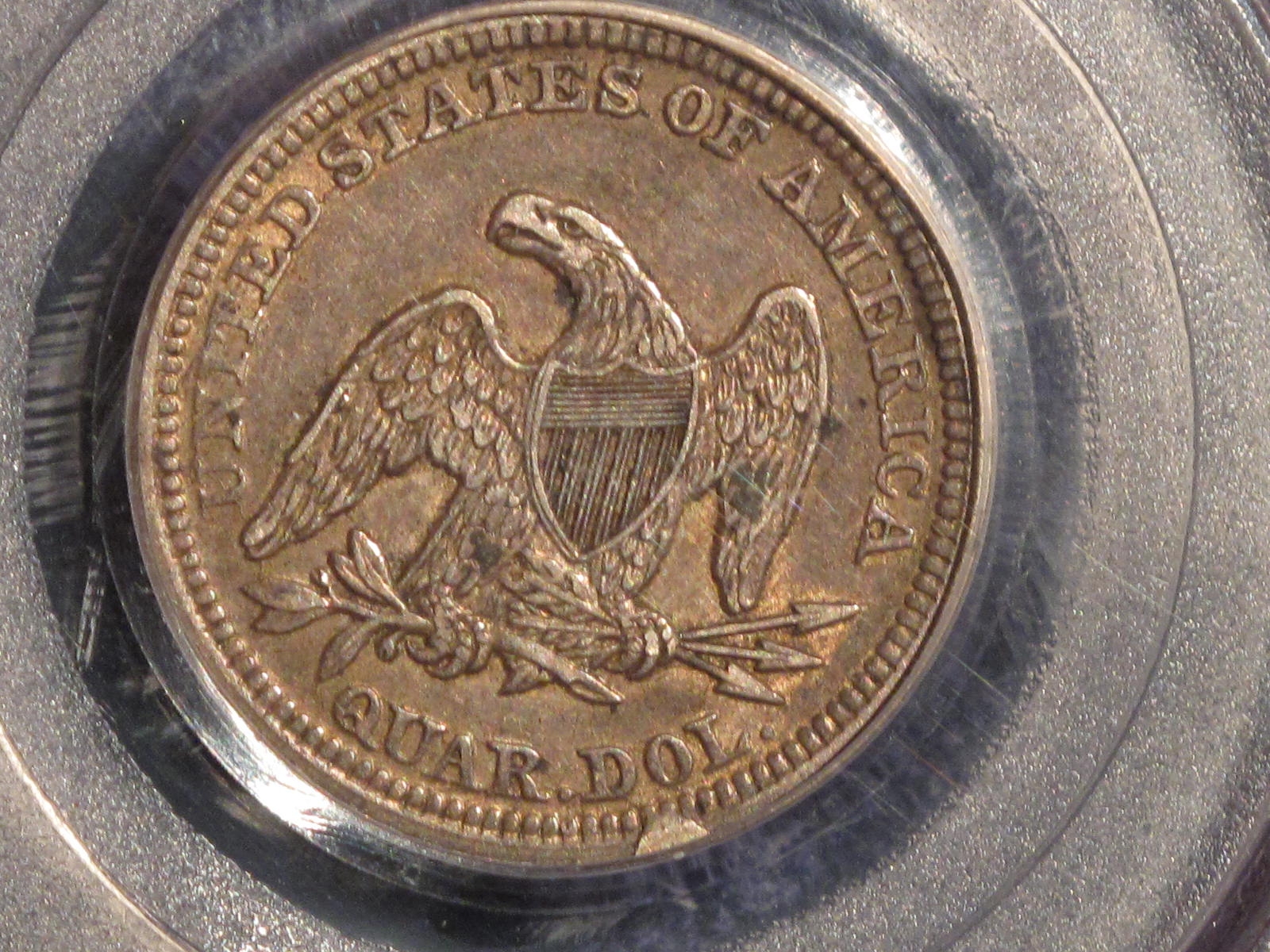 GFRC Open Set Registry - BIG BLUE 1854 Seated With Arrows 25C