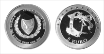 2008 € 5 Accession of Cyprus to the EMU PR70DCAM