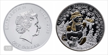 2008 $1 Snowman Gilt MS69