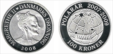 2008 100 Kr Polar Year PR68DCAM