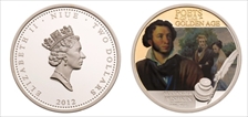 2012 $2 Alexander Pushkin-Colorized Poets of the Golden Age PR68DCAM