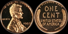 1957 1C PR67CAM