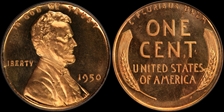 1950 1C PR66CAM