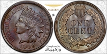 1909 1C Indian MS65BN
