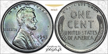 1943-S 1C MS65