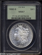 1880-S $1 MS67