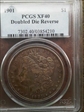 1901 $1 Doubled Die Reverse XF40