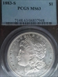1883-S $1 MS63