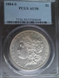 1884-S $1 AU50