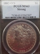 1882-O/S $1 Strong MS63
