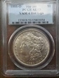1888-O $1 VAM 4, Hot Lips AU53