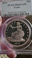 1879 T$1 Trade PR63CAM