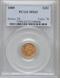 1889 G$1 MS62
