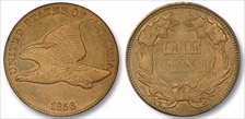 1856 1C Flying Eagle MS63