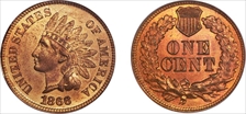 1866 1C MS65RD