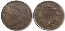 1812 1C Large Date MS64BN