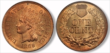 1869 1C MS65RD