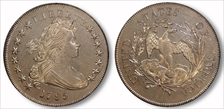 1795 $1 Draped Bust, Centered MS62