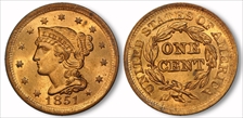 1851 1C MS65RD