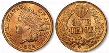 1864 1C Bronze MS66RD