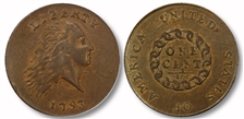 1793 1C Chain, America AU55BN
