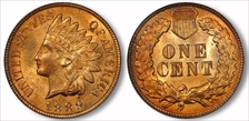 1889 1C MS65RD