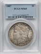 1887 $1 MS65