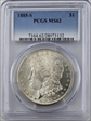 1885-S $1 MS62