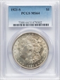 1921-S $1 MS64