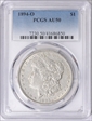 1894-O $1 AU50