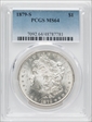 1879-S $1 MS64