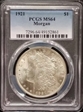 1921 $1 Morgan MS64