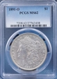 1891-O $1 MS62