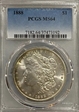 1888 $1 MS64