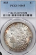 1883 $1 MS65