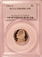 1993-S 5C PR69DCAM