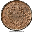 1803 1/2C Cohen 1 MS64RB
