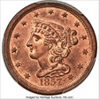 1857 1/2C Cohen 1 MS64RD