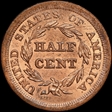1855 1/2 Cent C-1 MS65+RD