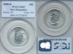 2000-D 25C New Hampshire MS67