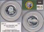 2007-S 25C Washington PR69DCAM
