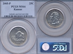 2005-P 25C Kansas MS66