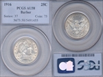 1916 25C Barber AU58