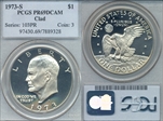 1973-S $1 Clad PR69DCAM