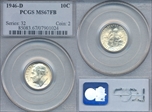 1946-D 10C MS67FB